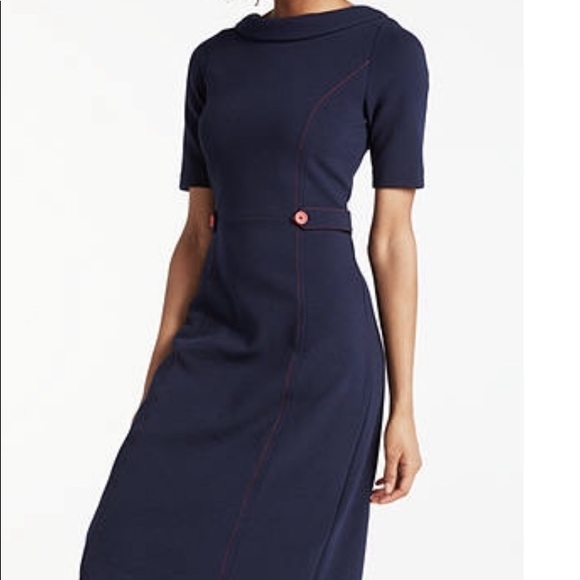 Boden Dresses & Skirts - Boden Betty Ottoman navy dress sz 6